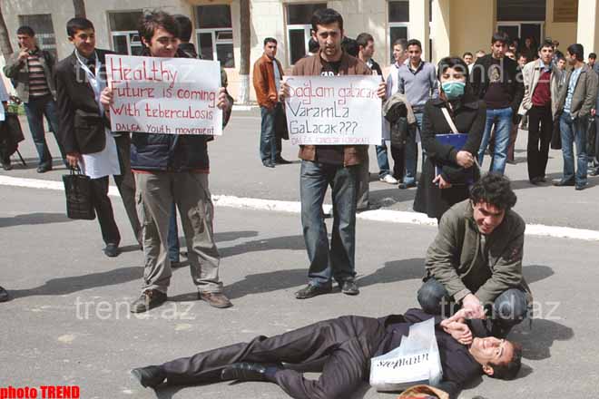 Youth Movement Holds Protest Action in   Baku